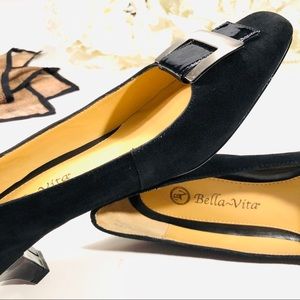🆕 NWT Bella Vita Black Kid Pumps